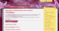 Desktop Screenshot of alberts-zeitung.de